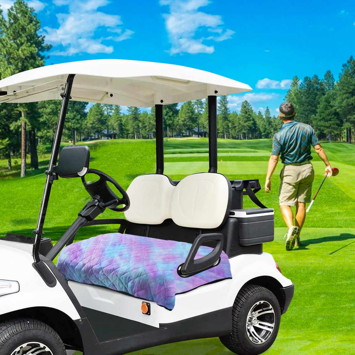 YOKYHOM blue-purple design enhances cart style.