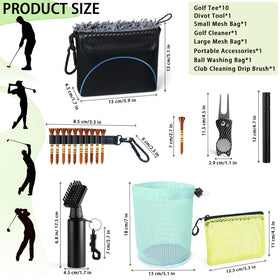 YOLIBON club brush with water for quick on-course cleaning