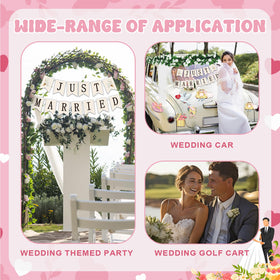 Yoloodayy white bow ribbons add refined finishing touches.