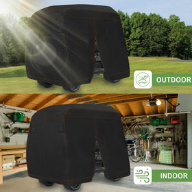 Heavy-duty waterproof Oxford fabric provides durable protection for the cart.