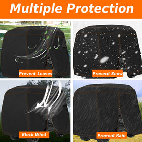 YONQIFON weatherproof seams prevent water seepage during heavy rain.