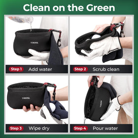 YOREPEK easy-detach towel strip for fast cleanup