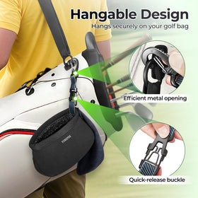 YOREPEK soft-touch outer shell detail protecting clubs during cleaning