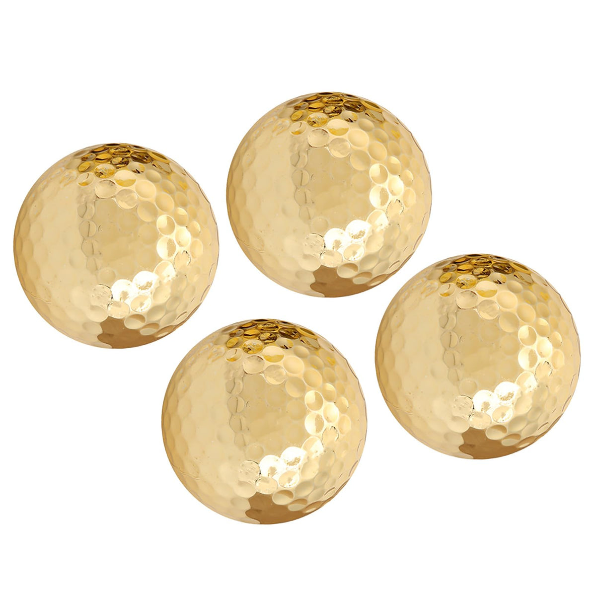 Yosoo Health Gear 392-dimple gold ball improves tracking and aerodynamics.