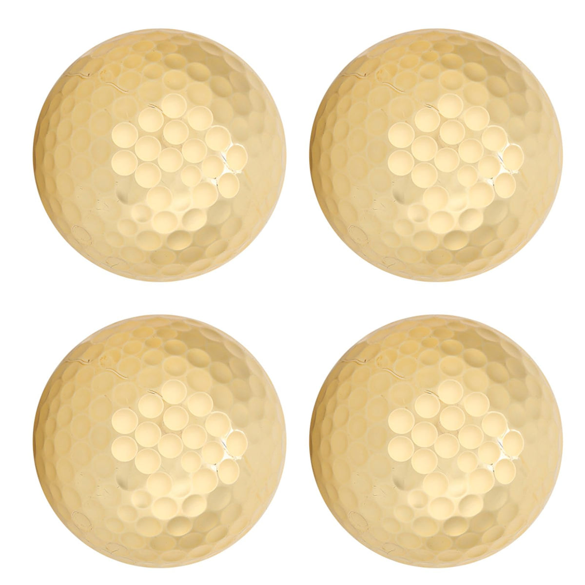 Yosoo Health Gear gold plated ball offers stylish training accessory on greens.
