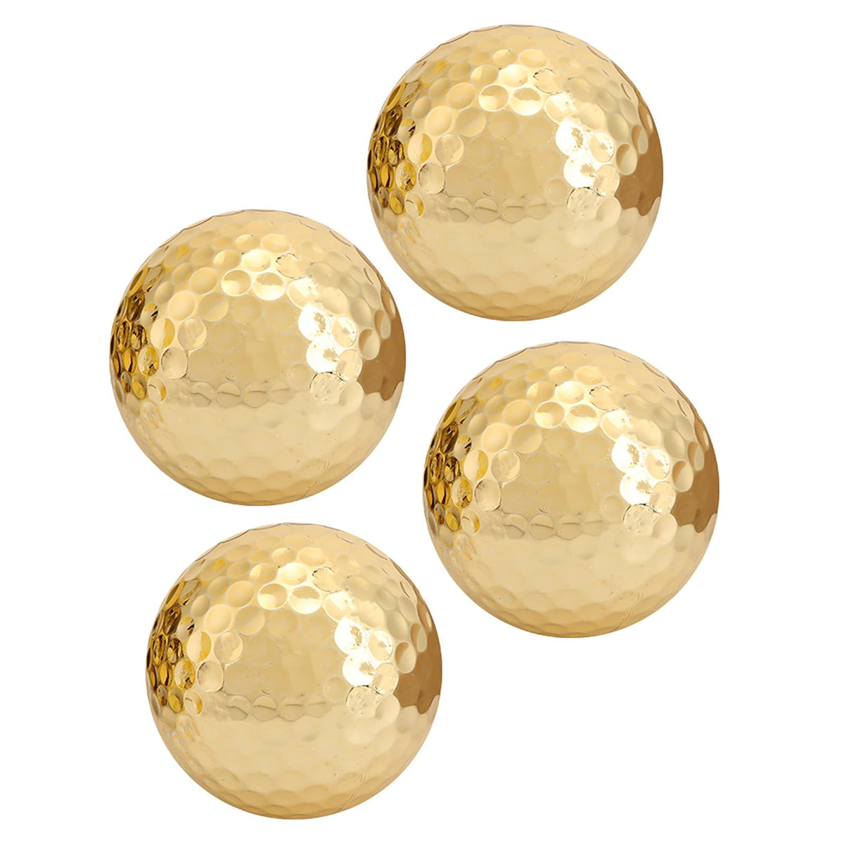 Yosoo gold-plating-ball boosts visibility for easy tracking on the course