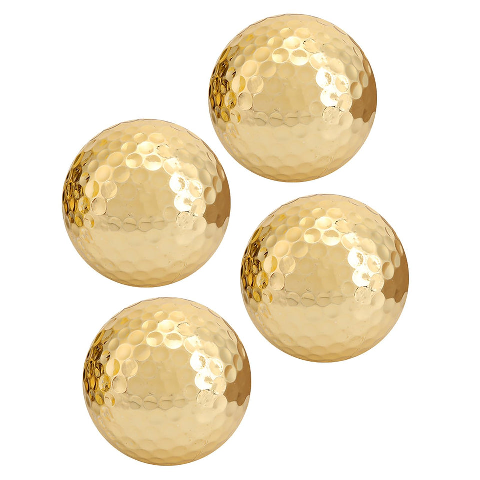 Yosoo gold-plating-ball boosts visibility for easy tracking on the course