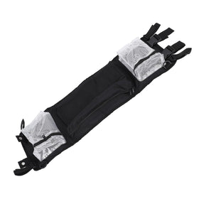 Yosoo Health Gear ceiling mesh attachment keeps items secure on rough terrain.
