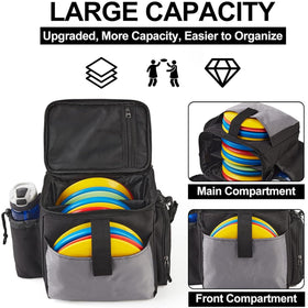 Durable 420D polyester construction of the Yosoo Health Gear disc bag.