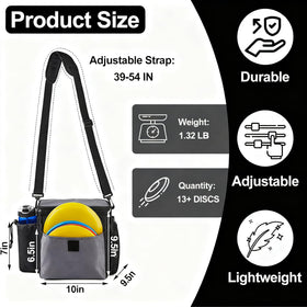 Multiple compartments on the Yosoo Health Gear disc bag keep gear organized.