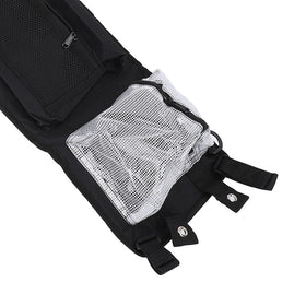 Yosoo Health Gear quick-access overhead storage reduces clutter on the cart.