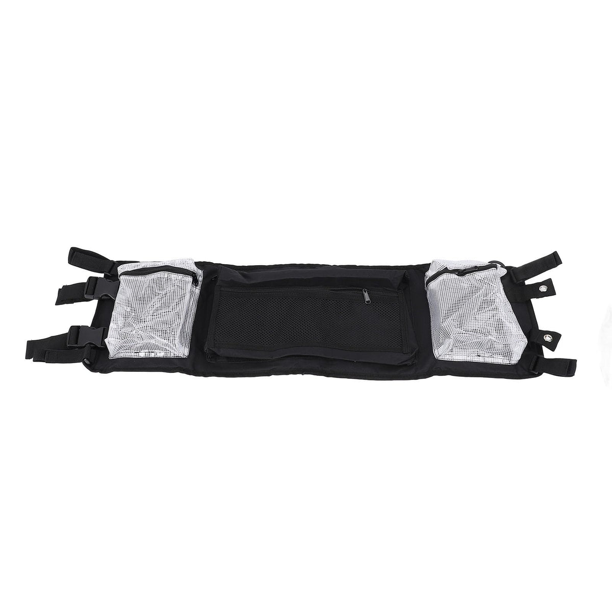 Yosoo Health Gear golf cart overhead storage bag installs without tools for quick setup.