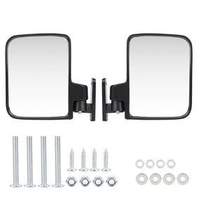 Yosoo Health Gear golf cart side mirror with no-drill mounting for quick rear visibility