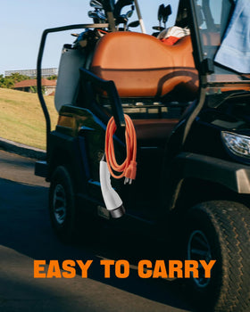 yourheey 10ft length enables convenient charging in garages and pits.