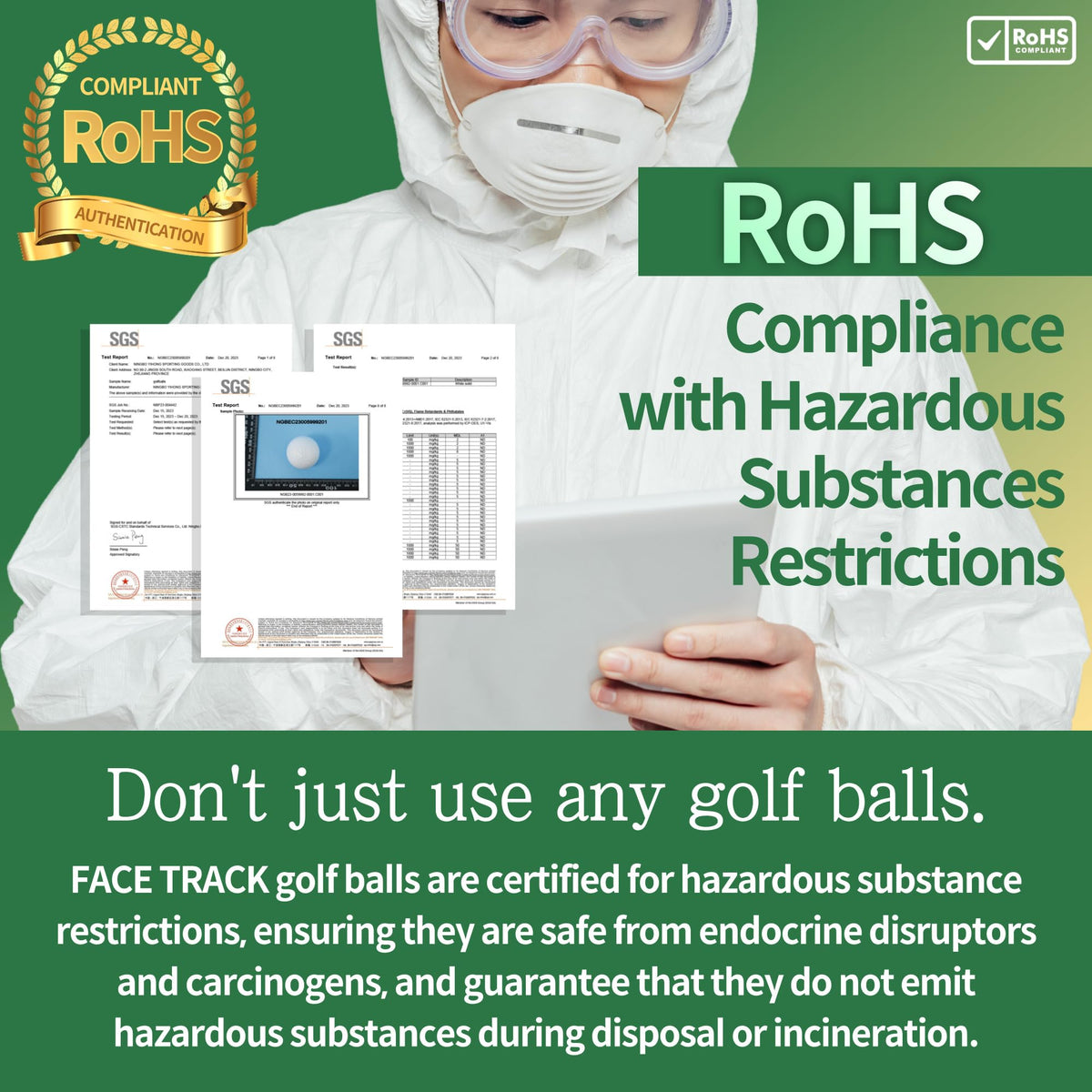 YOUTHOPIA GOLF bold colors improve visibility on the course