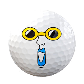 YOUTHOPIA GOLF pop-art ball with colorful characters for vibrant on-course style