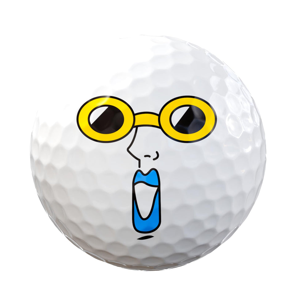 YOUTHOPIA GOLF pop-art ball with colorful characters for vibrant on-course style