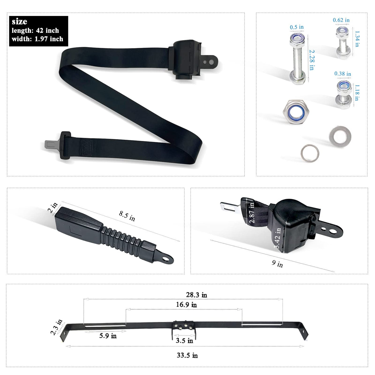 YOUXIFUN fitment guide helps confirm compatibility with Club Car, EZGO, Yamaha models.