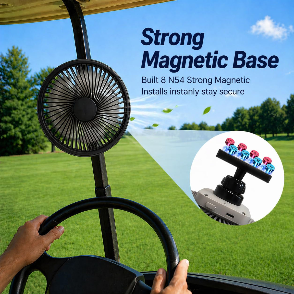 YOUXIFUN brushless motor delivers strong airflow at 4000 RPM
