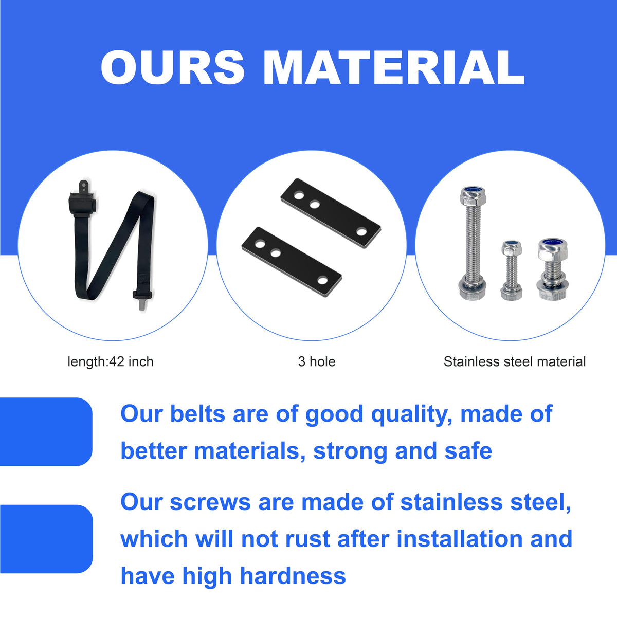 YOUXIFUN hardware included for easy drill free setup.