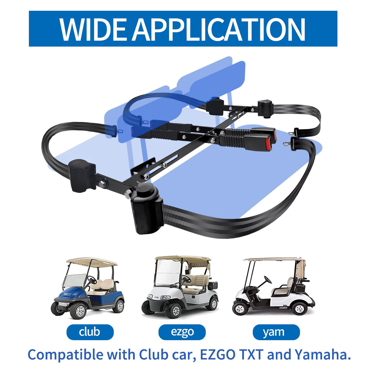 YOUXIFUN retractable belts extend up to 42 inches for flexible seating.