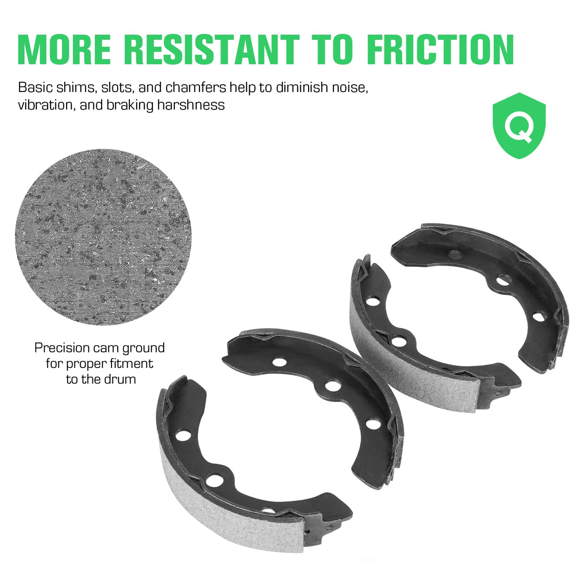 Youxmoto brake shoes kit EZ-GO gas installation demonstrates compatible fit