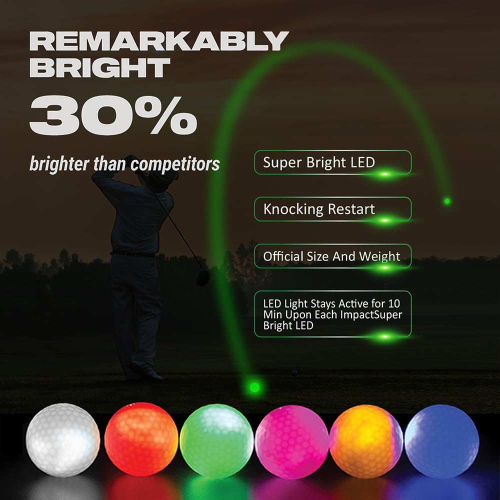 Yoxojv glow in the dark ball pink adds fun and easy identification.