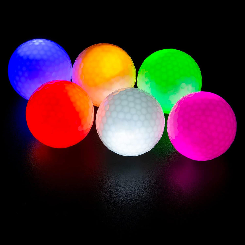 Yoxojv glow in the dark ball red boosts night play visibility.
