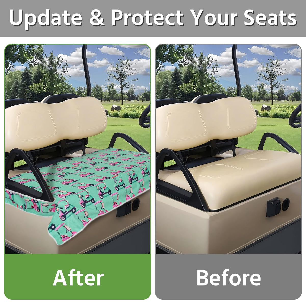 yrhsnclsdg Premium microfiber keeps seats clean and refreshed.