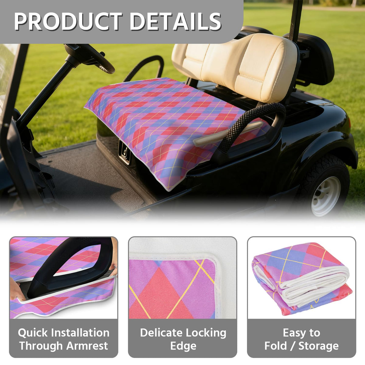 yrhsnclsdg durable and stylish blanket adds a fresh look to any cart