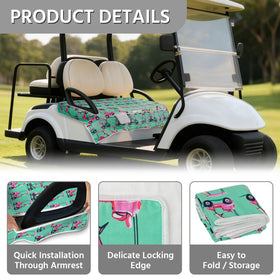 yrhsnclsdg easy install two hole design fits armrests on a golf cart.