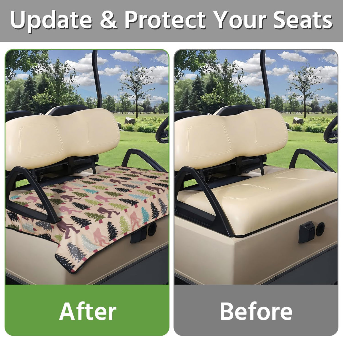 yrhsnclsdg stylish interior upgrade for golf carts
