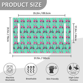 yrhsnclsdg soft microfiber seat cover feels gentle against skin.