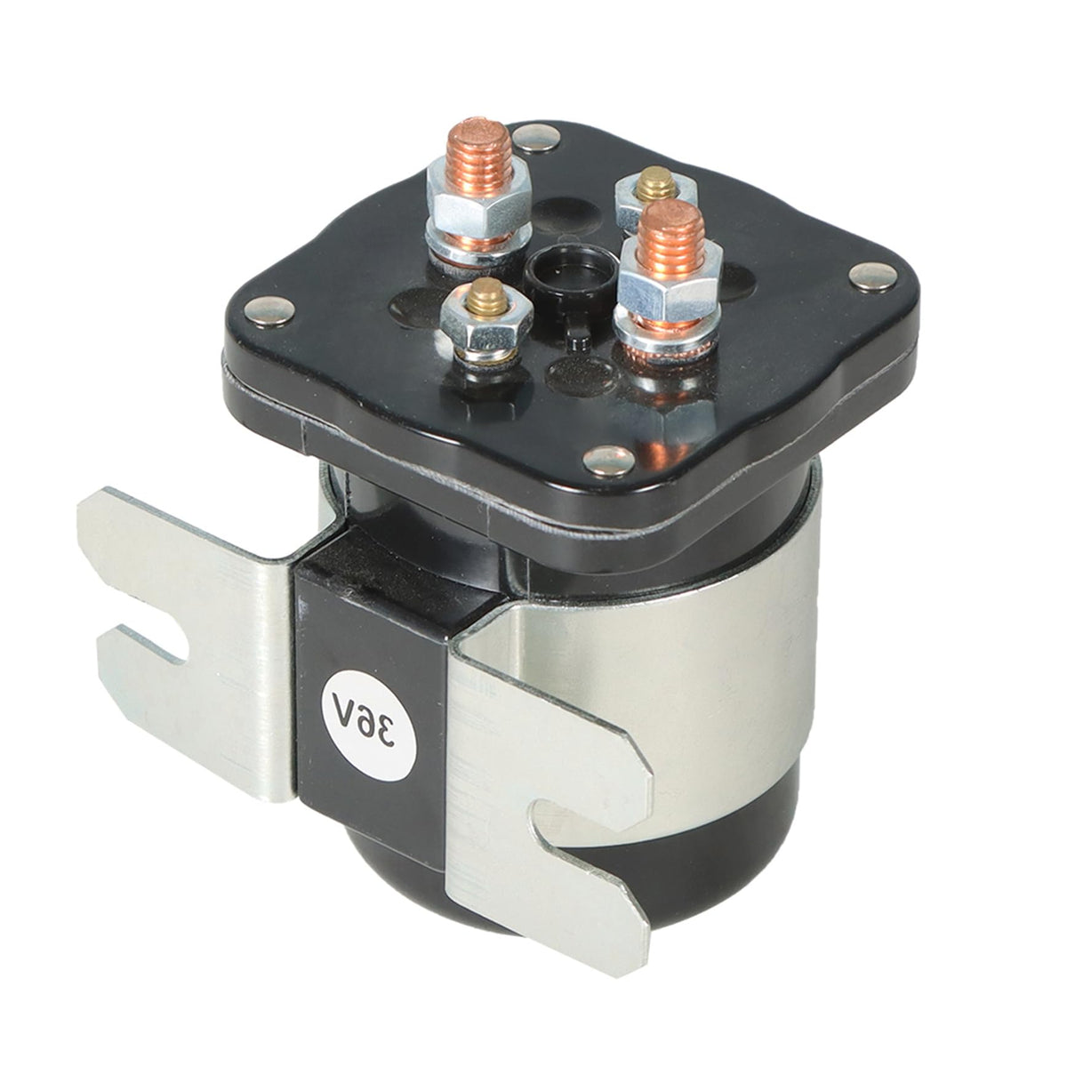YSMN 36V solenoid for Club Car DS front view ready for replacement