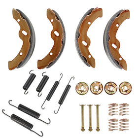 Front view of YSMN brake shoes spring kit showing components for easy inspection