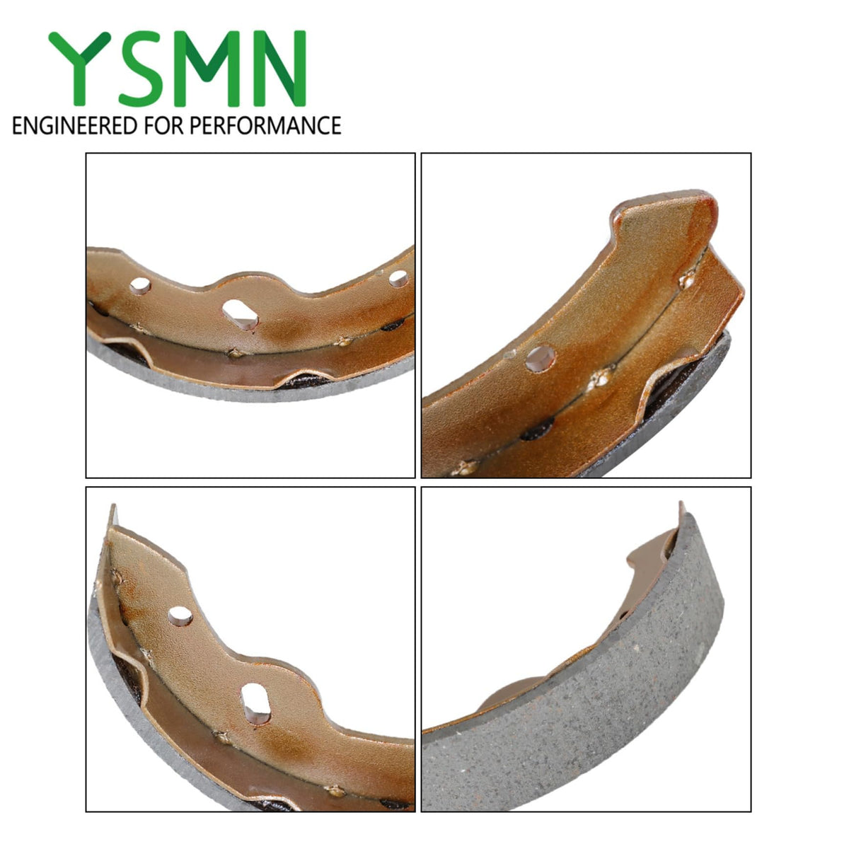 Internal components layout of YSMN brake shoes spring kit