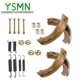 Side view of YSMN brake shoes spring kit highlighting compact design