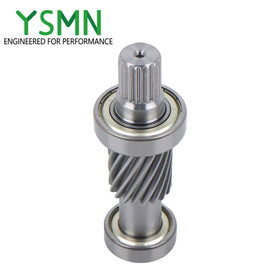 YSMN input shaft with measured dimensions for precise EZGO RXV fit.