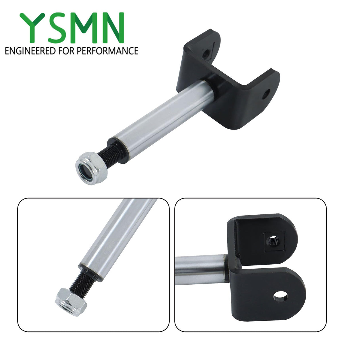 YSMN front steel plate arm sleeve image emphasizes durable chassis support