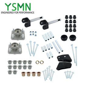 YSMN vertical shaft close-up highlights robust construction for front end stability