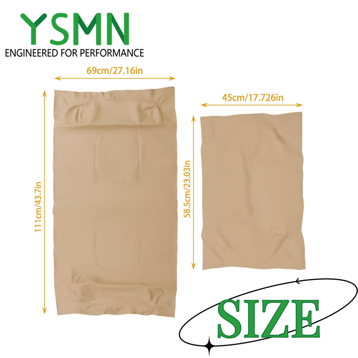 Pack of 3 front seat covers protects against mud and spills