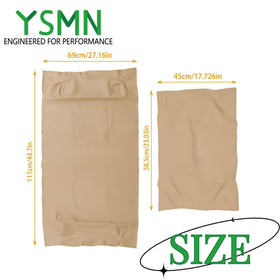 Pack of 3 front seat covers protects against mud and spills