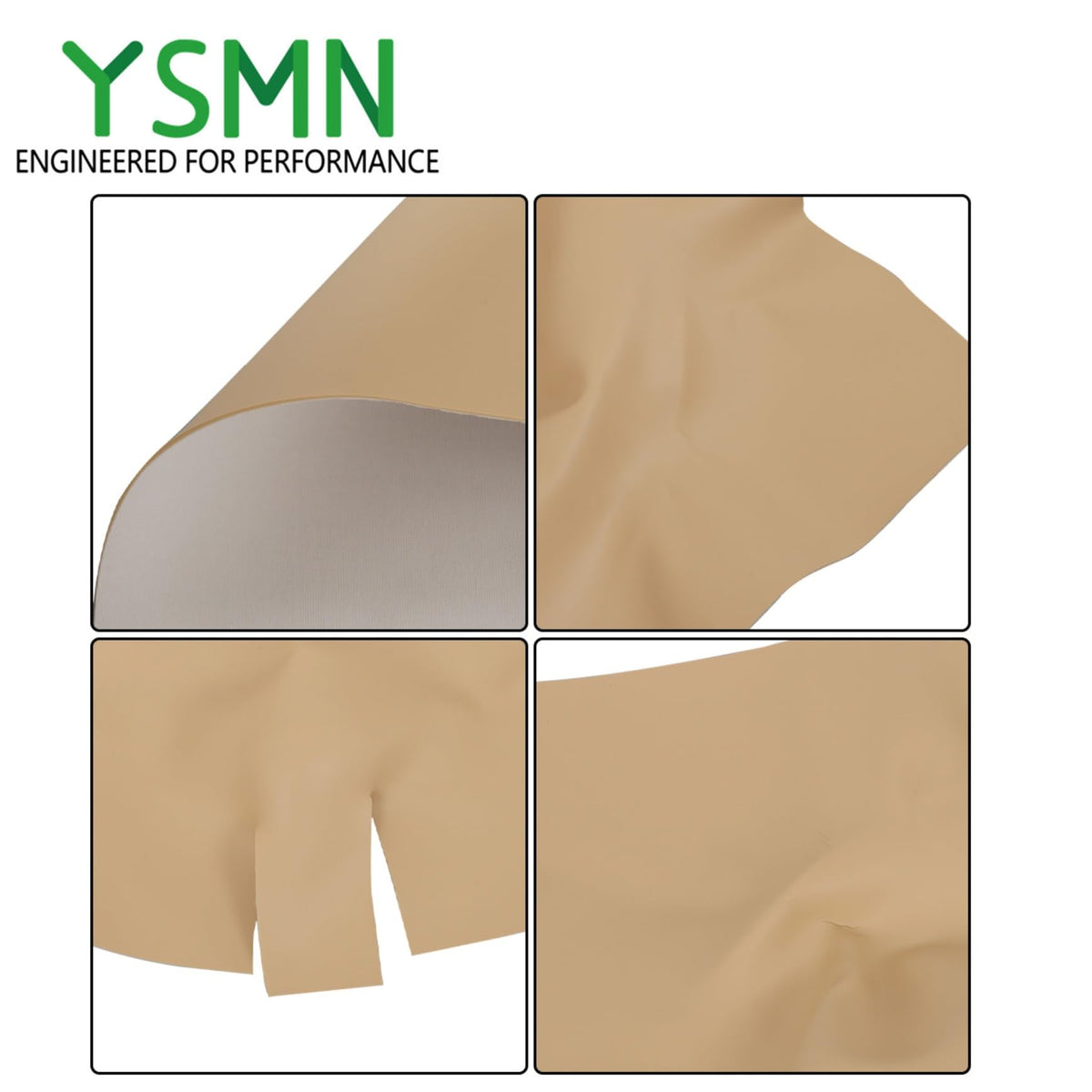 Close-up of YSMN leather-textured seat cover for golf carts