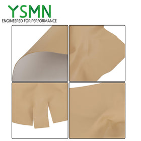 Close-up of YSMN leather-textured seat cover for golf carts