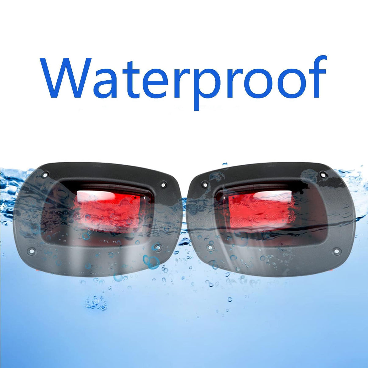 Pair of tail lights included for complete rear lighting