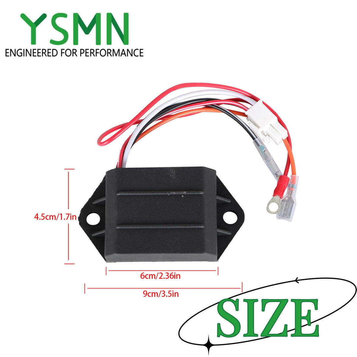 YSMN wiring harness detail highlights straightforward installation