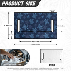 Yspwyqan Blue Turtle seat cover easy-clean fabric resists stains