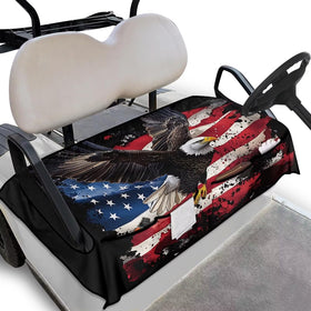 Yspwyqan Eagle Flag seat cover with anti-slip grip for secure seating