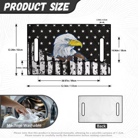 Bright color options to customize the cart’s look with Yspwyqan Eagle Flag.