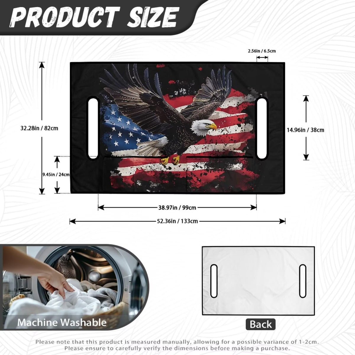 Foldable and machine washable for easy care